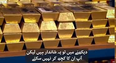 Exclusive Footage of Unbelievable Gold Reserve In The Bank of England Worth USD 250 Billion