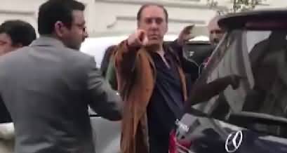 Exclusive Footage Outside Avenfield House After Kulssom Nawaz Death