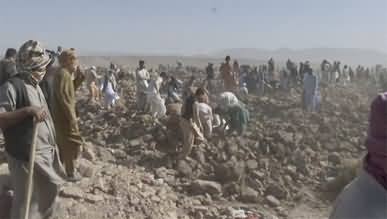 Exclusive footage shows aftermath of Afghanistan earthquake