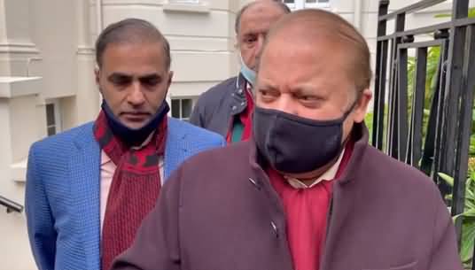 Exclusive From London: Today Asif Zardari Has Directly Hit You - Journalists Ask Nawaz Sharif