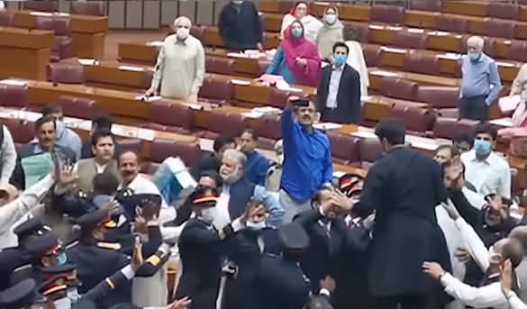 Exclusive: See The Complete And Clear Video of Fight In National Assembly