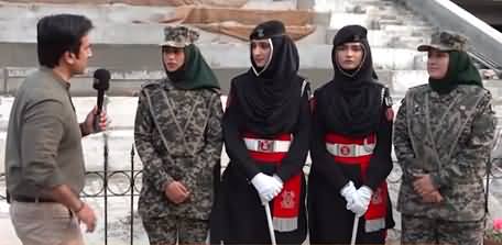 Exclusive talk with female Pak rangers at Wagah border