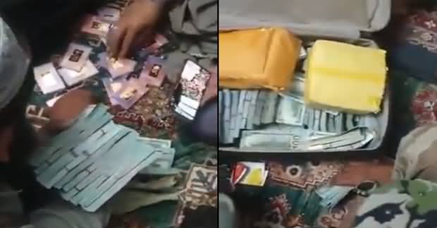 Exclusive Video: Millions of Dollars And Gold Recovered From Amrullah Saleh's House