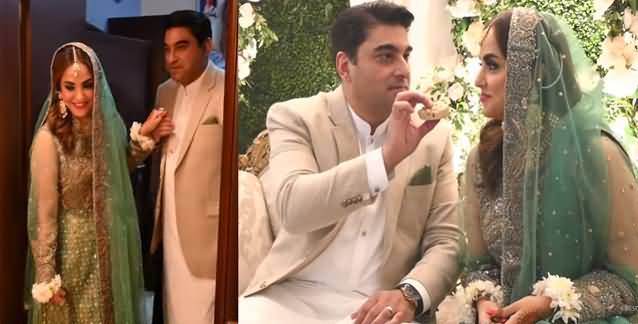 Exclusive Video of Actress Nadia Khan's Wedding With Faisal Mumtaz Rao