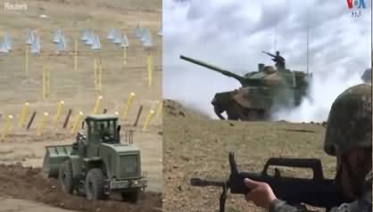 Exclusive Video of Chinese Army Doing Military Exercises on Indian Border