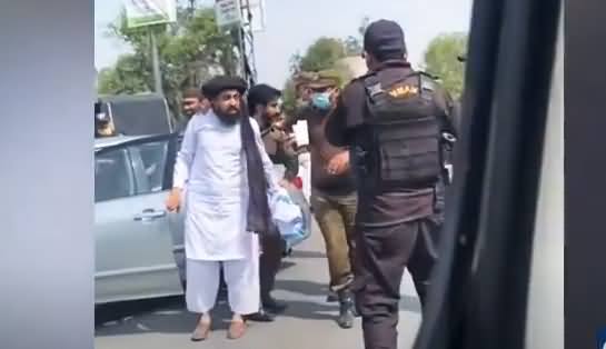 Exclusive Video: Police Arresting Molvi Khadim Rizvi's Son (Saad Rizvi)