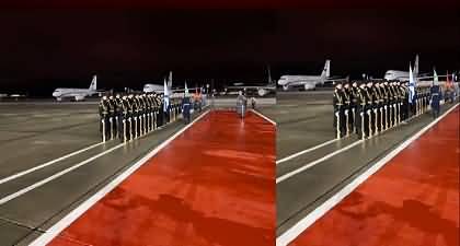 Exclusive video: Preparations under way at Moscow airport for PM Imran Khan's welcome