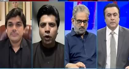 Explosive debate between PMLN Huzaifa Rehman & Shafi Jan in live show