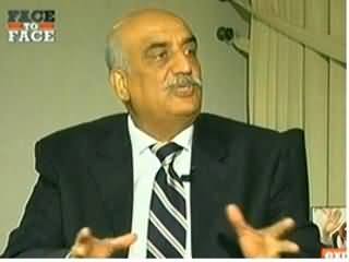 Face To Face (Khursheed Shah Exclusive Interview) - 30th January 2014