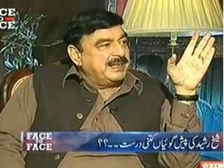 Face To Face (Sheikh Rasheed Ahmed Exclusive Interview) - 20th February 2014