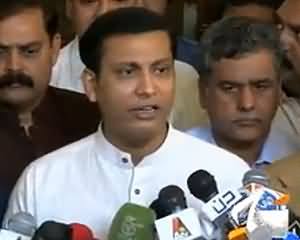 Faisal Sabazwari of MQM Talking to Media on the Arrest of Nadeem Hashmi