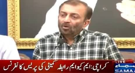 Farooq Sattar Press Conference Regarding Rangers Operation At 90 – 12th March 2015