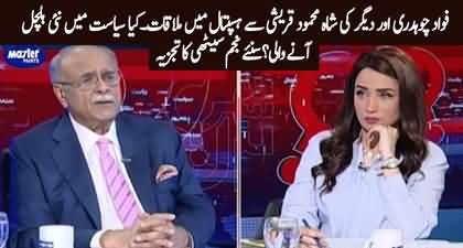 Fawad Ch & other's meeting with Shah Mehmood in hospital - Najam Sethi's analysis