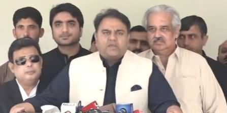 Fawad Chaudhry Media Talk on Different Issues - 6th October 2019