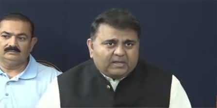 Fawad Chaudhry's important  press conference - 9th October 2022
