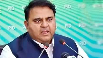 Fawad Chaudhry's tweet demanding action against 14 journalists including two journalists from Geo