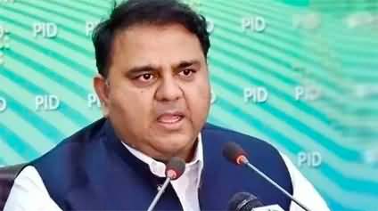 Fawad Chaudhry's tweet on Rana Sanaullah's warning to Imran Khan