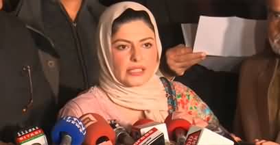 Fawad Chaudhry's wife Hiba Fawad's media talk after meeting Imran Khan
