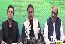 Fawad Chaudhry, Shahzad Akbar And Hammad Azhar’s Press Conference –14th April 2019