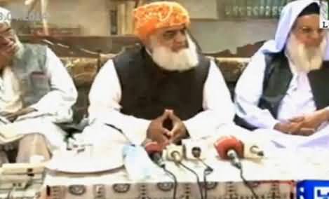 Fazal ur Rehman Announced To Resign From All Ministries If His Demands Not Accepted