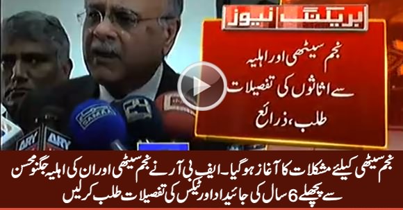 FBR Summons Najam Sethi And Jugnu Mohsin's Assets Details of Last Six Years