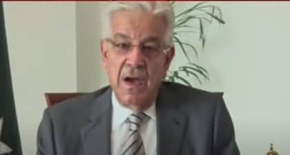 Federal Minister of Defense Khawaja Asif's Blasting Press Conference - 16th November 2022