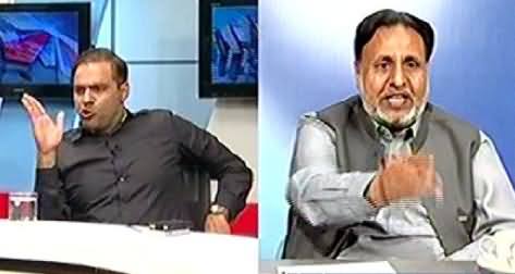 Fight Between Abid Sher Ali and Mehmood ur Rasheed in Live Show