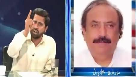 Fight Between Fayaz-ul-Hassan Chohan And Sabar Baloch (PPP) In Live Show