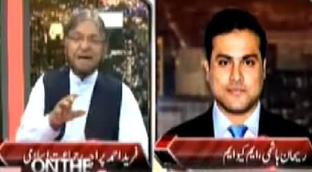 Fight Between Rehan Hashmi (MQM) And Fareed Paracha (JI) In Live Show