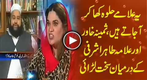 Fight Between Samina Khawar Hayat and Allama Tahir Ashrafi, Severe Personal Attacks