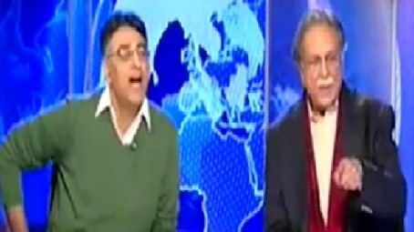 Fight Between Two Cool Minded Personalities Asad Umar and Pervez Rasheed
