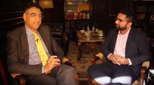 Finance Minister Asad Umar Exclusive Interview in New York (America)