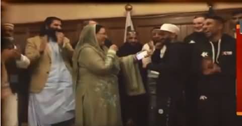 Firdous Ashiq Awan Showcases Boxing Skills With M Waseem Soon After She Challenged To Maryam Nawaz