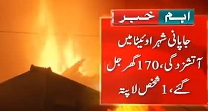 Fire in Japanese city Oita destroys 170 houses