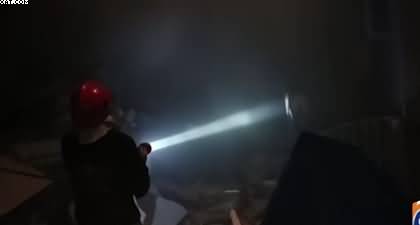 Firefighter entered Gul Plaza, exclusive visuals from inside the burnt plaza