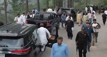 Firing incident reported on convoy of ex AJK PM Sardar Tanveer Ilyas