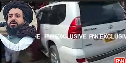 Firing on TLP head Saad Hussain Rizvi's vehicle in Karachi