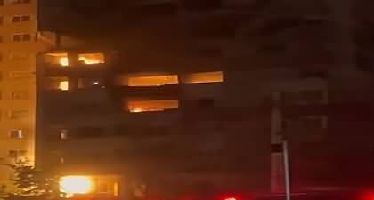 First visuals from Tehran after Israeli attack on Iran