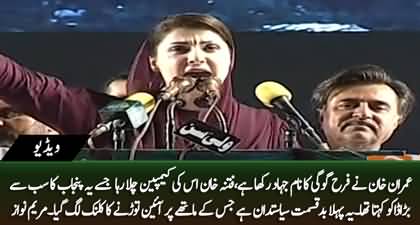 Fitna Khan is running campaign of whom he called 'Punjab Ka Sab Se Bara Daku' - Maryam Nawaz