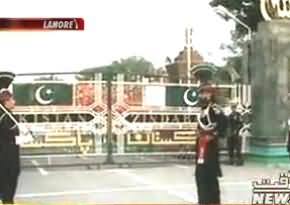 Flag Hoisting Ceremony At Wahga Border Pakistan on Defence Day 6th September 2013