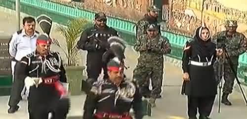 Flag Lowering Ceremony at Wagah Border Lahore - 23rd March 2017