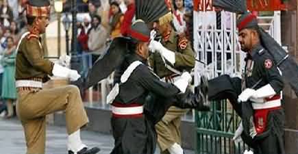 Flag Lowering Ceremony At Wagah Border On Defence Day – 6th September 2018