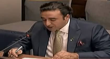 Foreign Minister Bilawal Bhutto speaks to UN food security conference