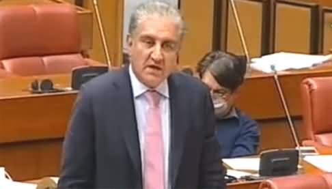 Foreign Minister Shah Mehmood Qureshi Complete Speech In Senate