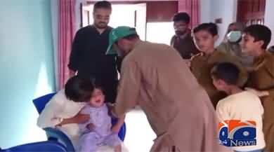 Four children died of measles in Jamshoro, relatives blame hospital
