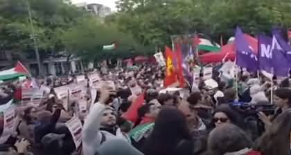 Free Gaza: Large protest in Paris against Israel's genocide of Gazans