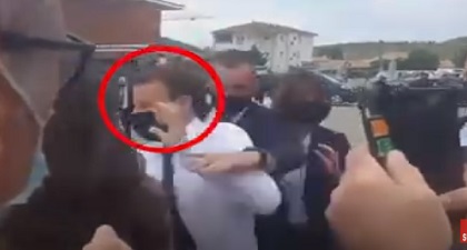 French President Emmanuel Macron Got Slapped in Public By A Woman