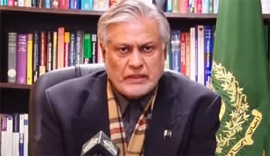 Frustrated Ishaq Dar bashing Imran Khan in his latest tweet