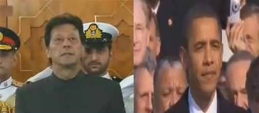 Fumbling in Oath taking Ceremony of Imran Khan Remembered Obama