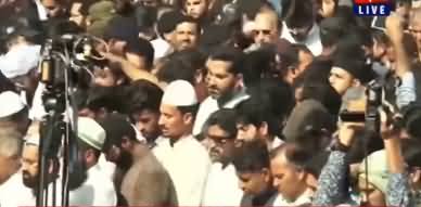 Funeral Prayer of Son of Qamar Zaman Kaira Offered in Lala Musa